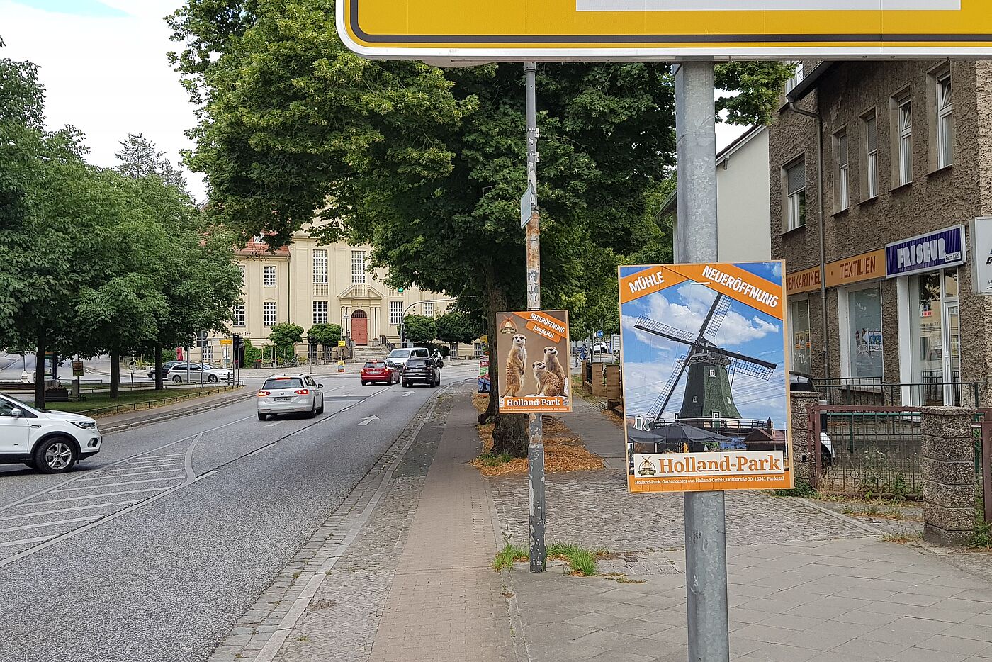 Hauptstrasse Südseite, Höhe 'Alte Schmiede'