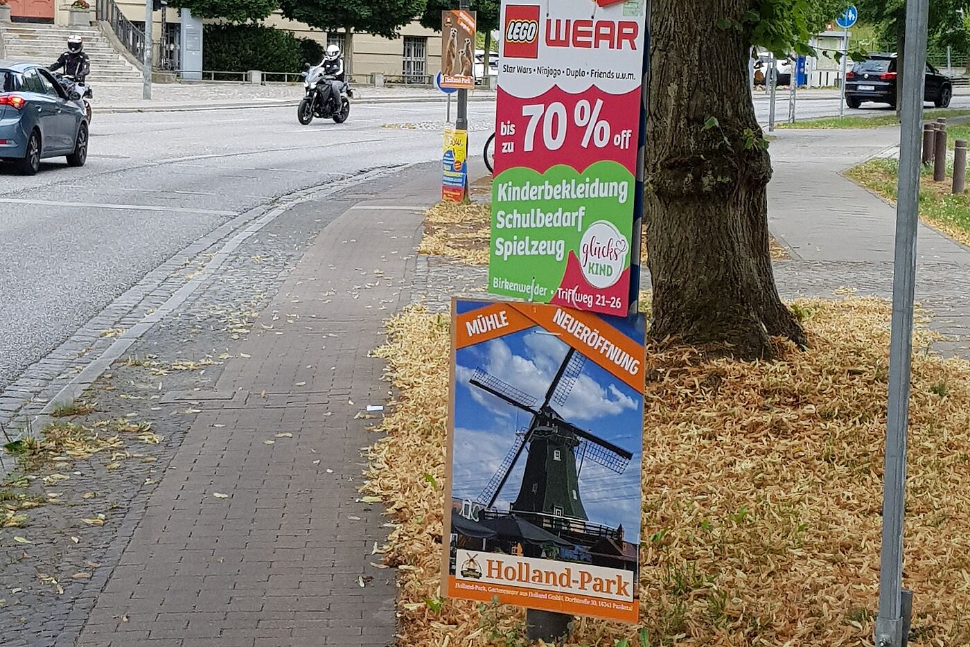 Hauptstraße Südseite, Rathauskreuzungsbereich