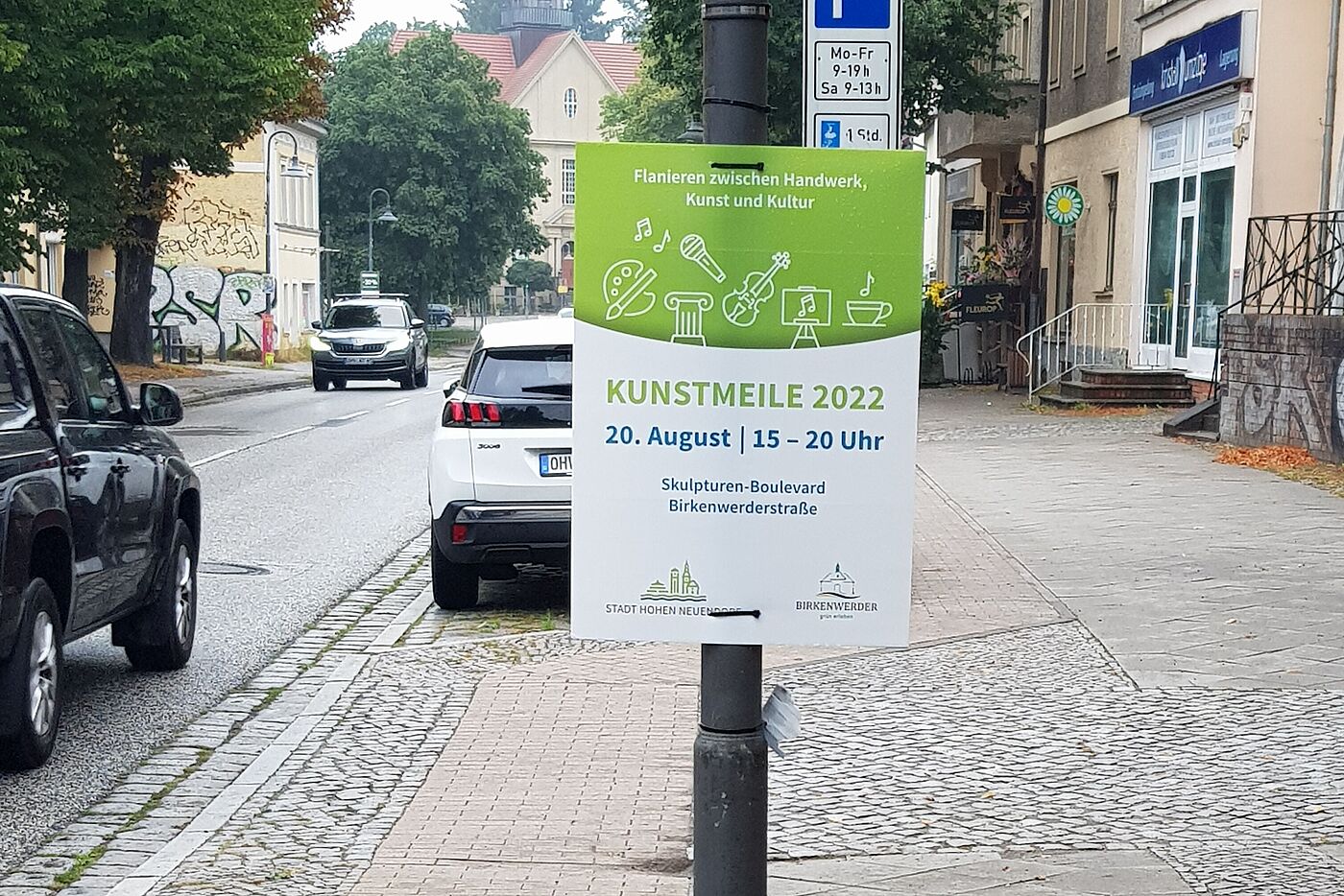 Hauptstraße Südseite, Höhe gegenüber Pfarrhaus