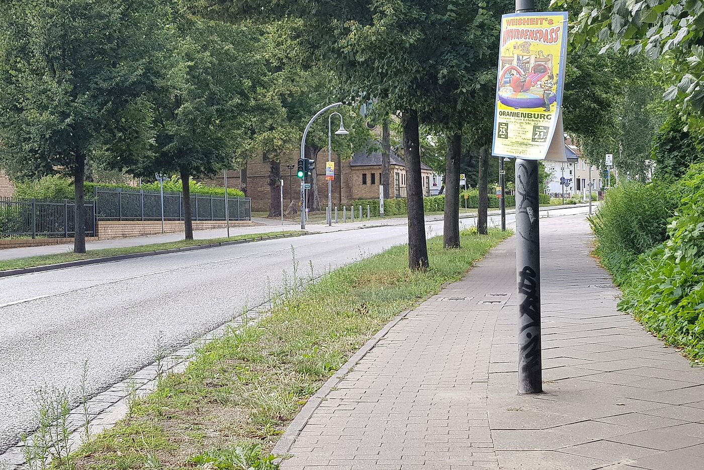 Hauptstrasse Nordseite, Höhe Briese