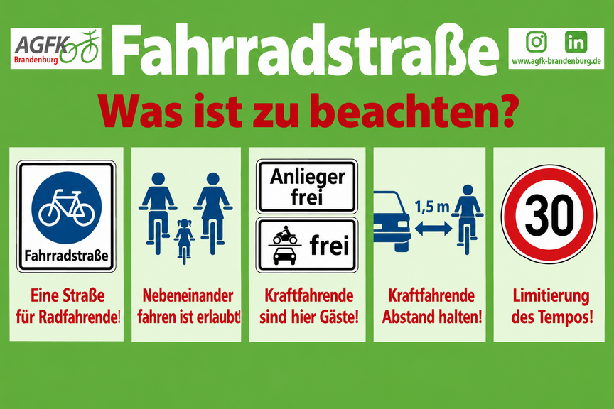 Regeln Fahrradstraße Regeln Fahrradstraße