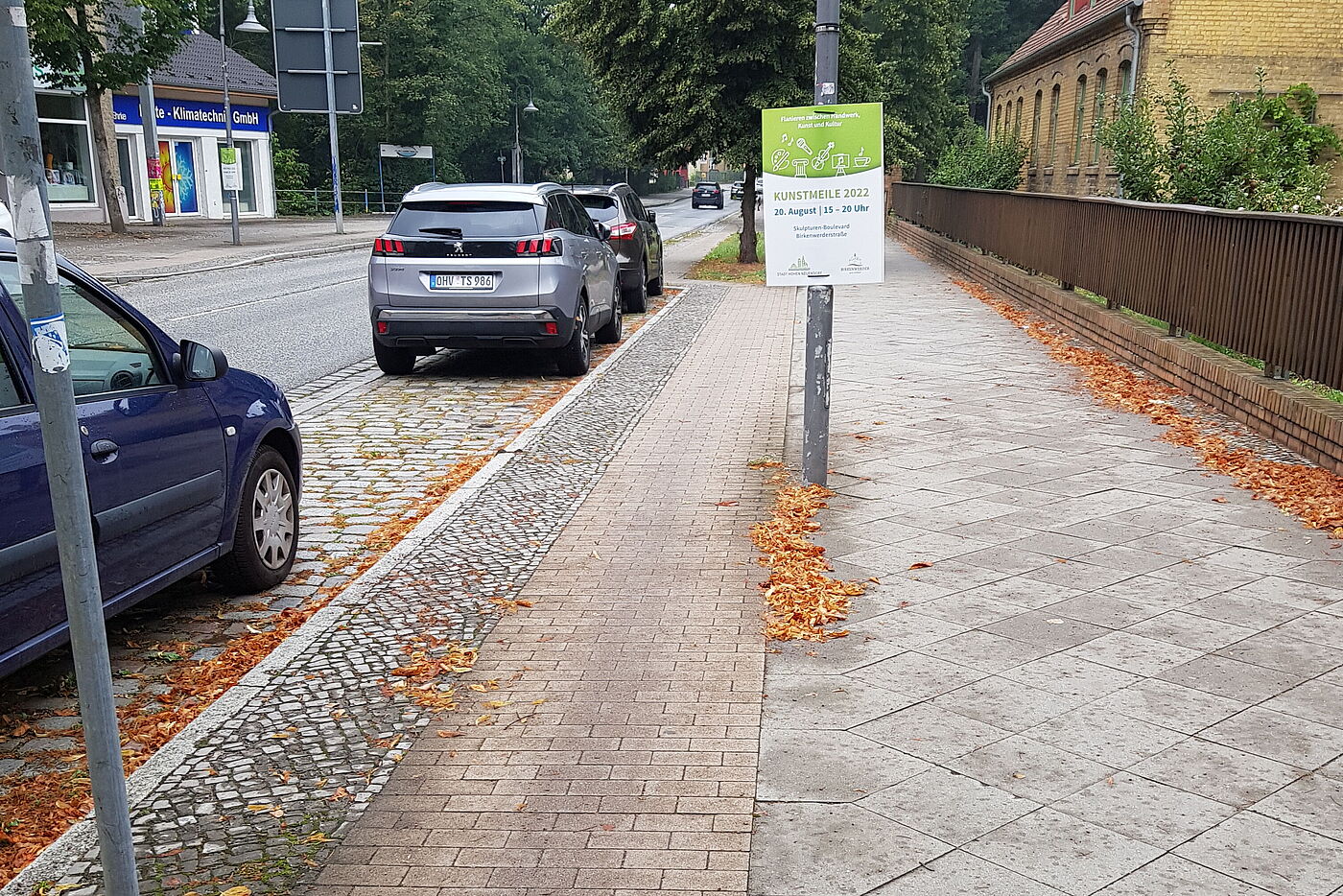 Hauptstrasse Nordtseite, Höhe Pfarrhaus